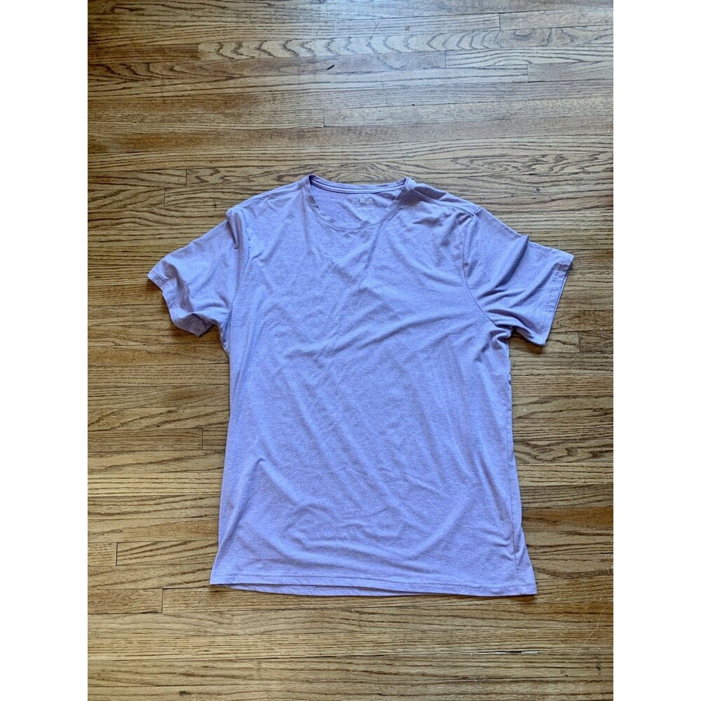 01.algo performance shirt Quick Dry Moisture Wicking Light Purple Lavender Large